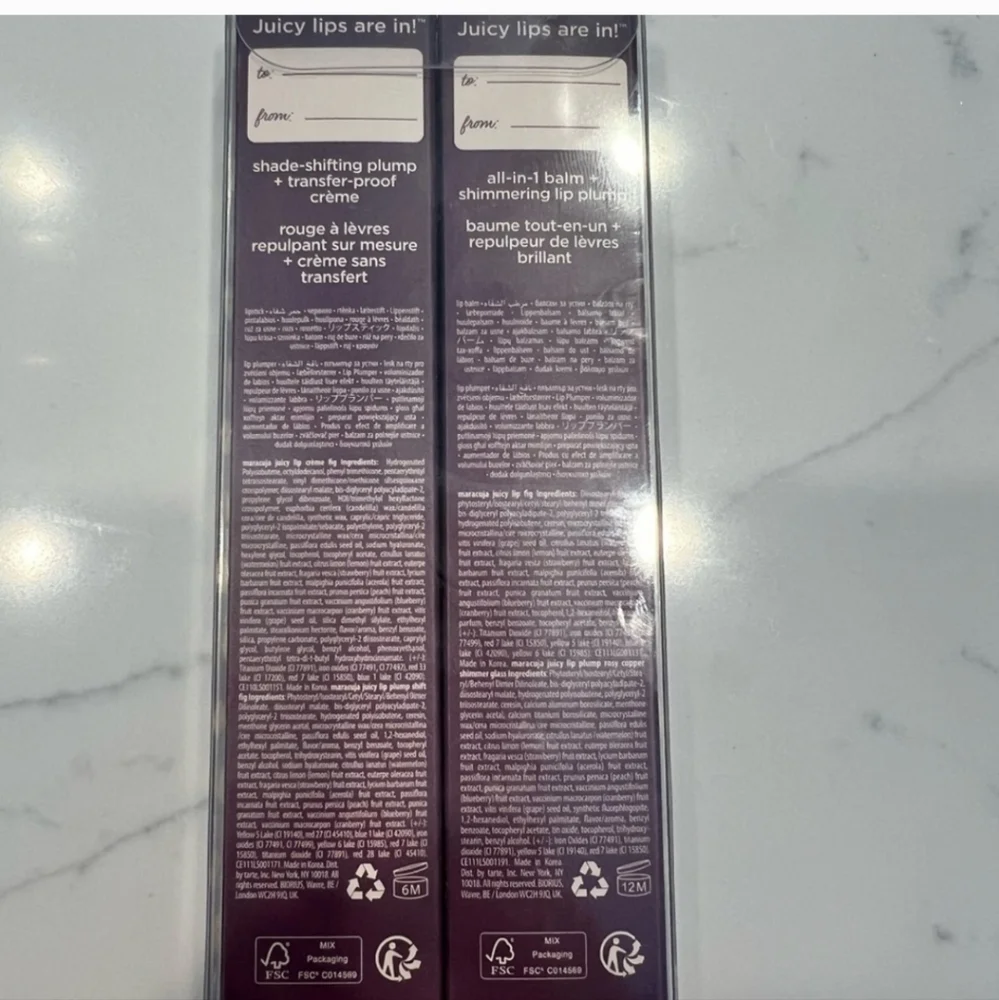 NWT Tarte Best of Maracuja Juicy Lips - Picture 4 of 5